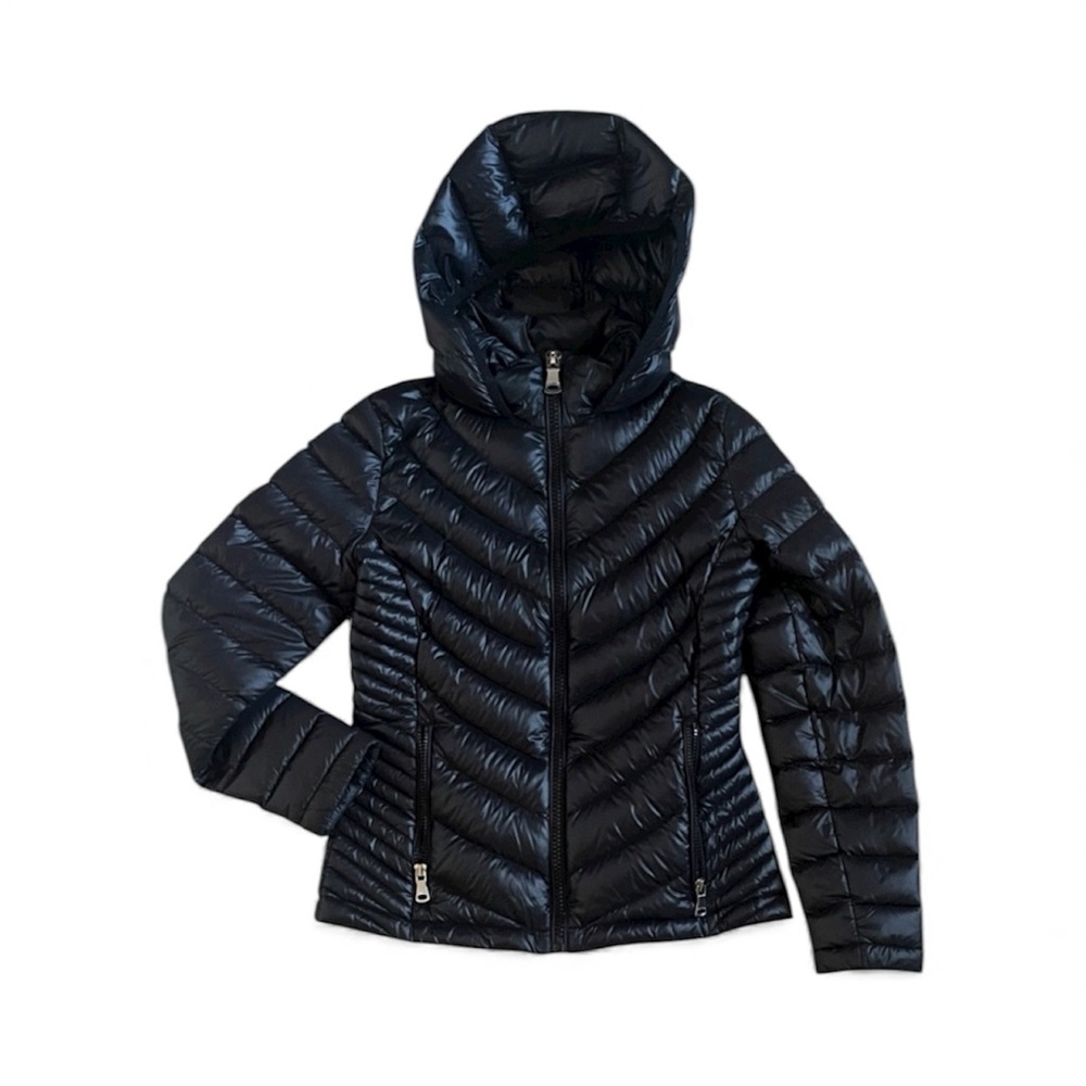 Calvin Klein Women's Black Puffer Jacket - L